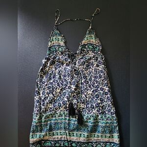 Bohemian Floral Print Dress